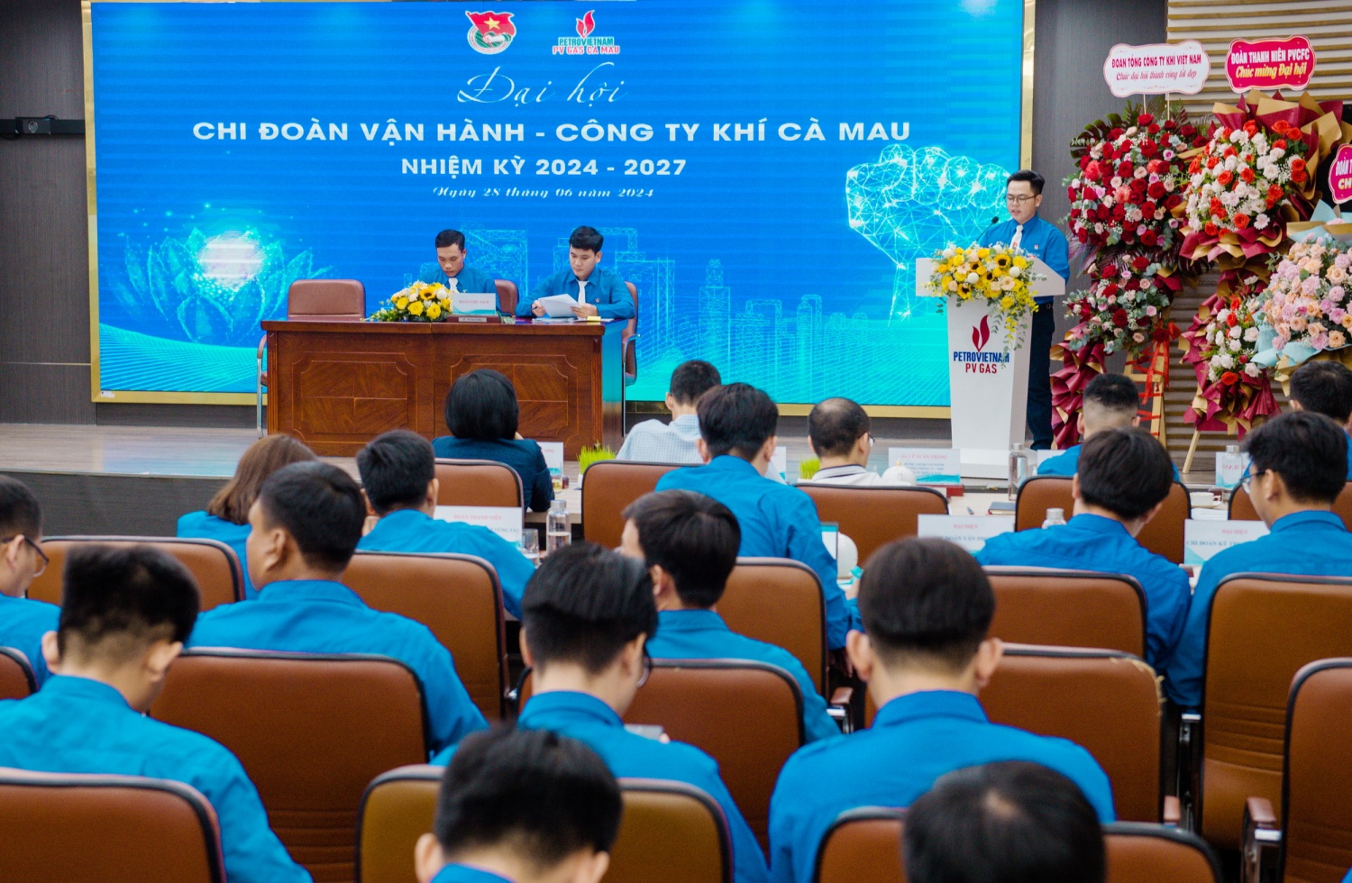 ĐTN PV GAS CA MAU tổ chức đại hội chi đoàn điểm trong toàn ĐTN Petrovietnam ĐTN PV GAS CA MAU tổ chức đại hội chi đoàn điểm trong toàn ĐTN Petrovietnam