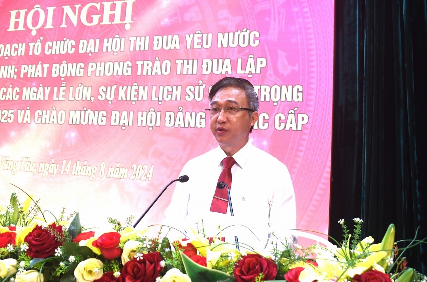 Bà Rịa – Vũng Tàu: Phát động thi đua chào mừng Đại hội Đảng bộ các cấp Bà Rịa – Vũng Tàu: Phát động thi đua chào mừng Đại hội Đảng bộ các cấp