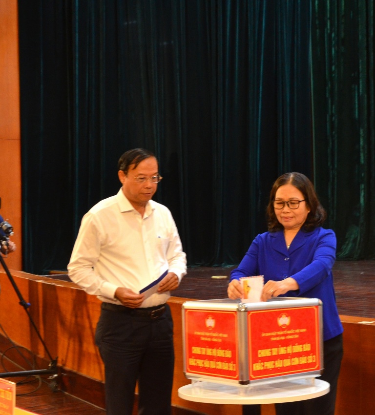 Bà Rịa – Vũng Tàu hỗ trợ 51 tỷ đồng cho 21 tỉnh miền Bắc khắc phục bão số 3 Bà Rịa - Vũng Tàu hỗ trợ các tỉnh miền Bắc 51 tỷ đồng khắc phục hậu quả bão số 3