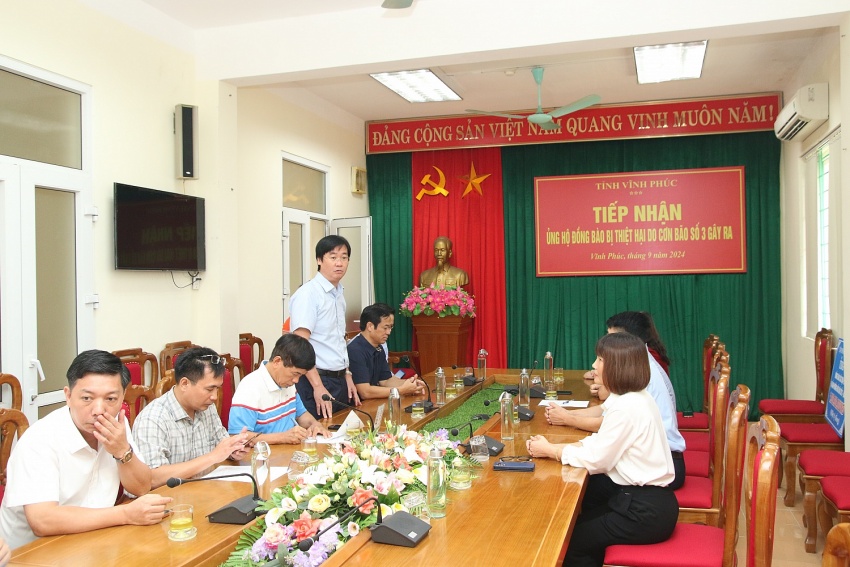 Petrovietnam hỗ trợ tỉnh Vĩnh Phúc và Phú Thọ khắc phục hậu quả do bão số 3 gây ra Petrovietnam hỗ trợ tỉnh Vĩnh Phúc và Phú Thọ khắc phục hậu quả do bão số 3 gây ra