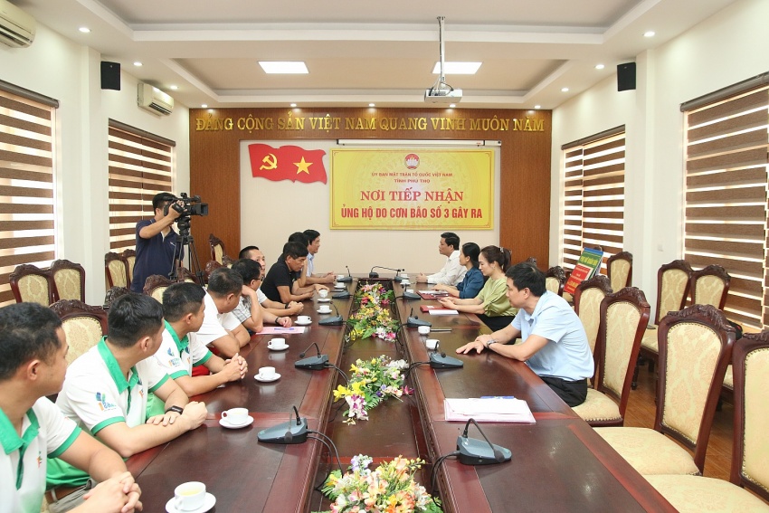 Petrovietnam hỗ trợ tỉnh Vĩnh Phúc và Phú Thọ khắc phục hậu quả do bão số 3 gây ra Petrovietnam hỗ trợ tỉnh Vĩnh Phúc và Phú Thọ khắc phục hậu quả do bão số 3 gây ra