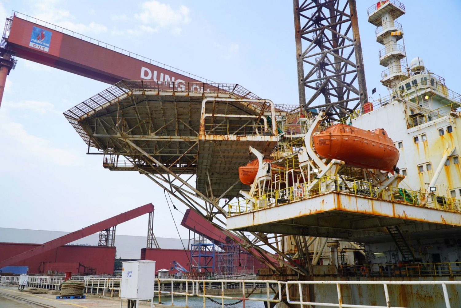 Giàn khoan được DQS dự kiến bảo dưỡng, sửa chữa trong 90 ngày đêm.