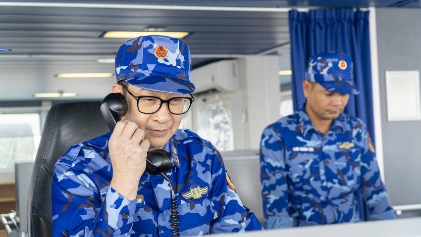 Cảnh sát biển Việt Nam – Indonesia luyện tập chung trên biển Cảnh sát biển Việt Nam – Indonesia luyện tập chung trên biển