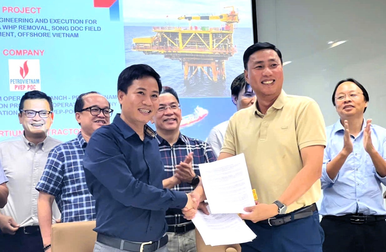 Liên danh PVD – POS và PVEP-POC thực hiện Lễ Kick-off dự án hủy mỏ Sông Đốc