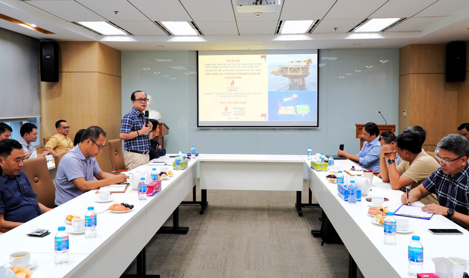 Liên danh PVD – POS và PVEP-POC thực hiện Lễ Kick-off dự án hủy mỏ Sông Đốc