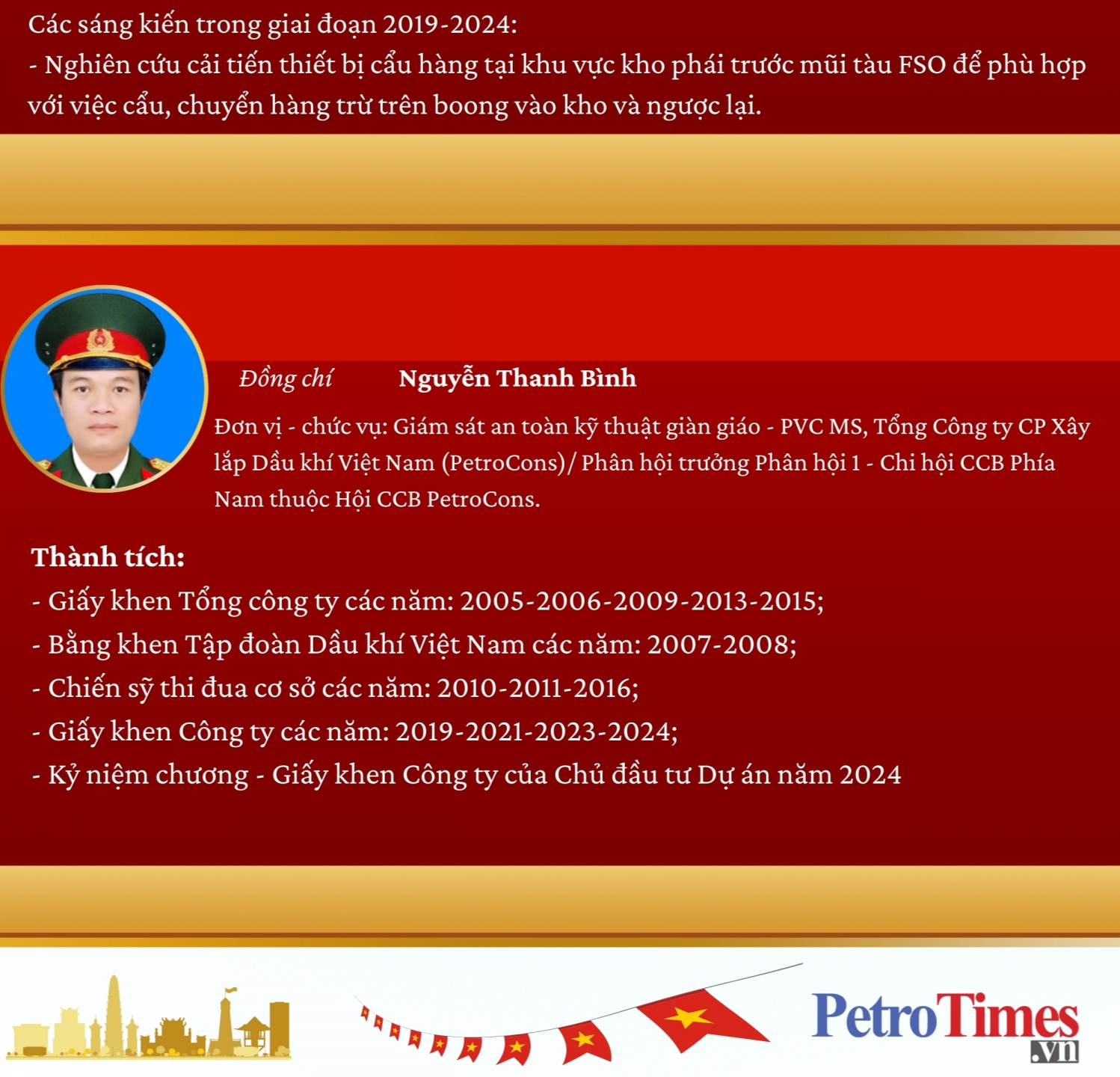 [Infographic] 15 cựu chiến binh tiêu biểu có nhiều sáng kiến năm 2024