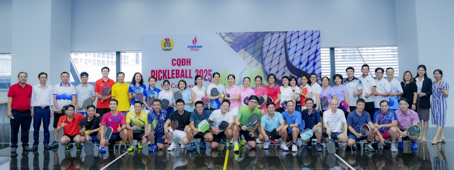 CBCNV-NLĐ Cơ quan điều hành PV GAS tham gia Giải Pickleball CQĐH năm 2025