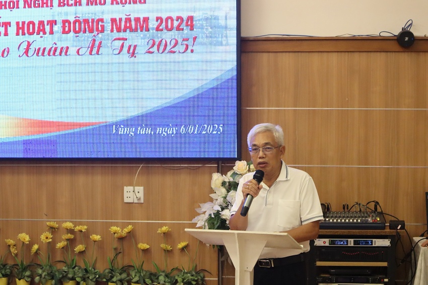 Hội Dầu Khí Vũng Tàu tổ chức Hội nghị BCH mở rộng và Tổng Kết Hoạt Động năm 2024 Hội Dầu khí Vũng Tàu tổ chức Hội nghị BCH mở rộng và tổng kết hoạt động năm 2024