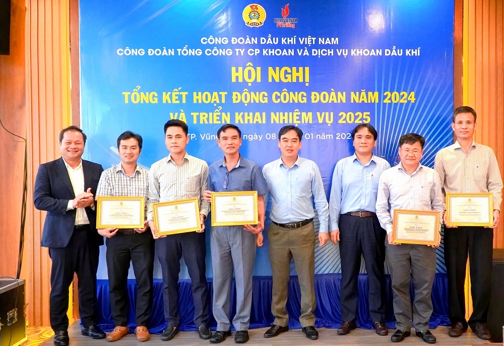 Công đoàn PV Drilling tổng kết hoạt động năm 2024 và triển khai nhiệm vụ năm 2025