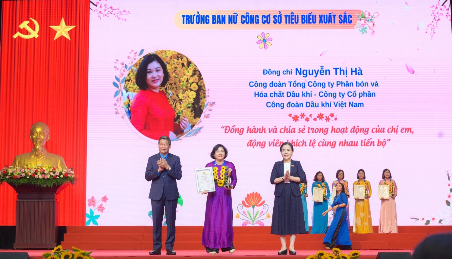 Mọi lĩnh vực của ngành đều có dấu ấn Phụ nữ Dầu Khí