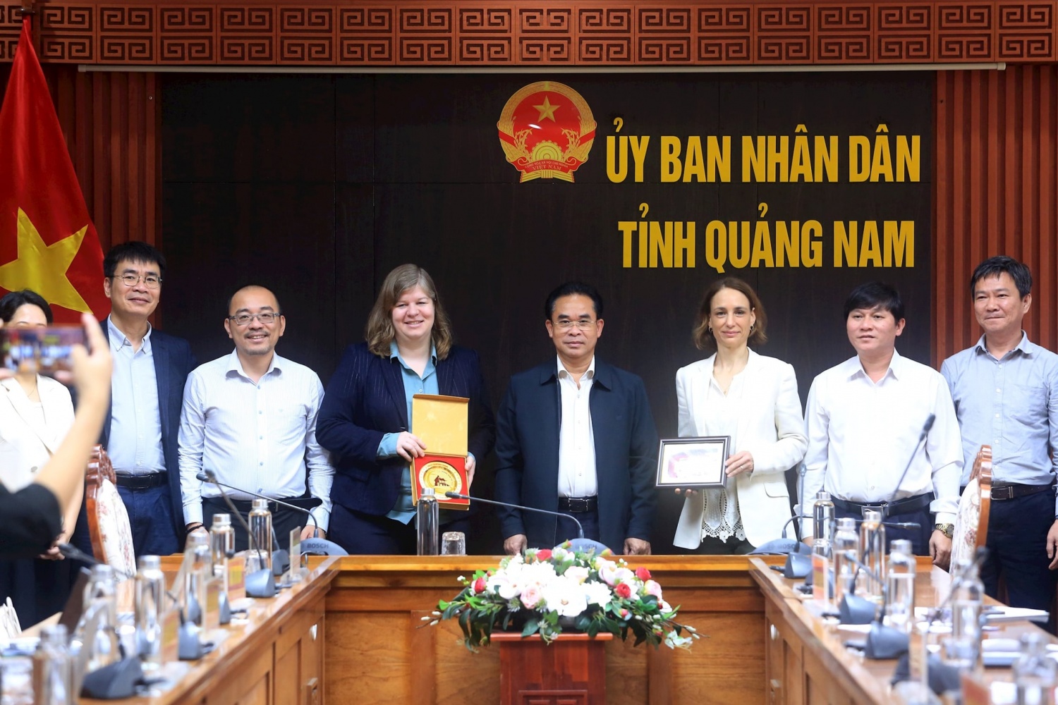 Đại diện tỉnh Quảng Nam nhấn mạnh tầm quan trọng của 2 đối tác trong việc triển khai các dự án hợp tác và định hướng phát triển đô thị bền vững trên địa bàn tỉnh.