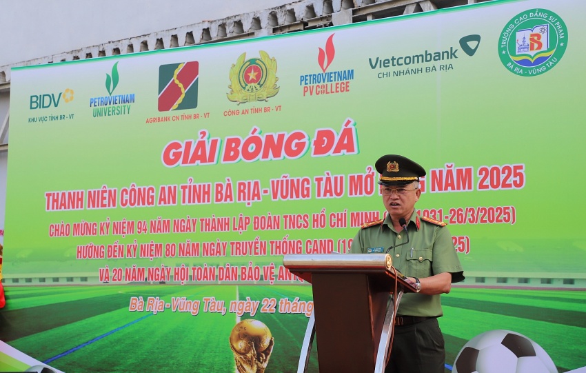PVU tham gia Giải bóng đá Thanh niên Công an tỉnh Bà Rịa - Vũng Tàu mở rộng năm 2025 PVU tham gia Giải bóng đá Thanh niên Công an tỉnh Bà Rịa - Vũng Tàu mở rộng năm 2025
