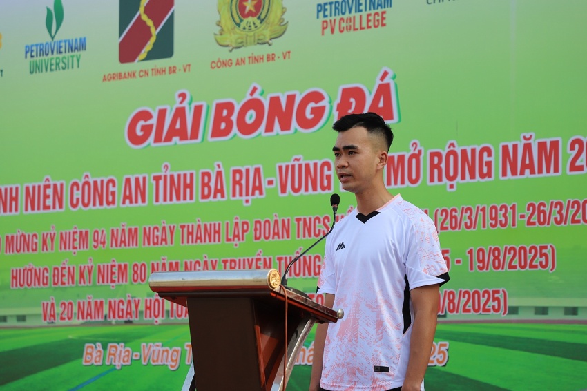 PVU tham gia Giải bóng đá Thanh niên Công an tỉnh Bà Rịa - Vũng Tàu mở rộng năm 2025 PVU tham gia Giải bóng đá Thanh niên Công an tỉnh Bà Rịa - Vũng Tàu mở rộng năm 2025