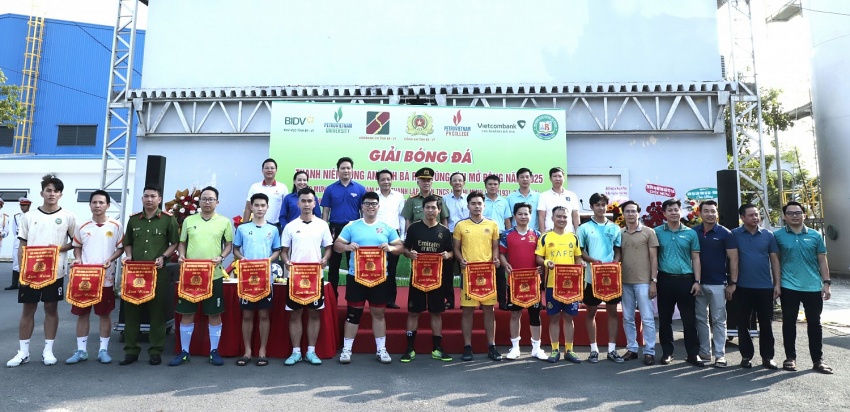 PVU tham gia Giải bóng đá Thanh niên Công an tỉnh Bà Rịa - Vũng Tàu mở rộng năm 2025 PVU tham gia Giải bóng đá Thanh niên Công an tỉnh Bà Rịa - Vũng Tàu mở rộng năm 2025