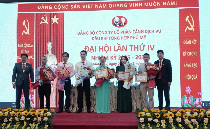 Đại hội Đảng bộ PTSC Phú Mỹ lần thứ IV: Quyết tâm chuyển đổi, khát vọng bứt phá