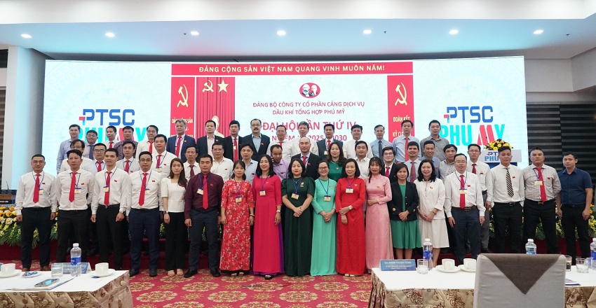 Đại hội Đảng bộ PTSC Phú Mỹ lần thứ IV: Quyết tâm chuyển đổi, khát vọng bứt phá