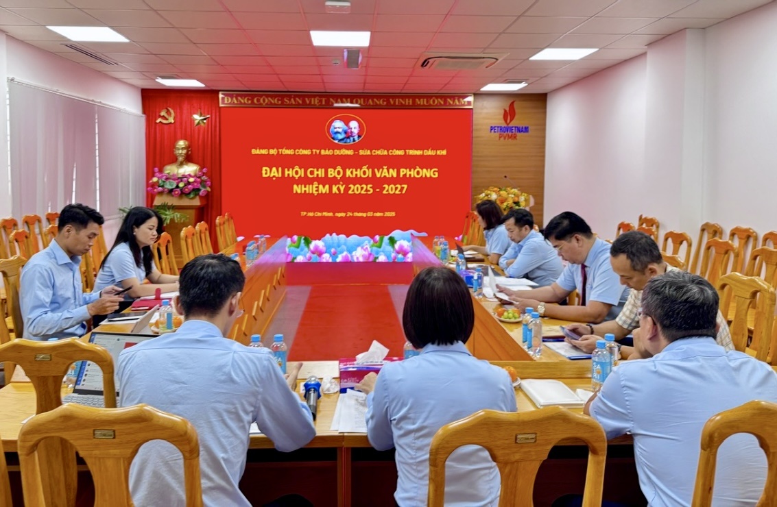 Đảng ủy PVMR chỉ đạo tổ chức thành công Đại hội các Chi bộ trực thuộc Đảng ủy PVMR chỉ đạo tổ chức thành công Đại hội các Chi bộ trực thuộc