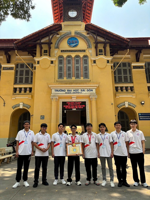 PVU giành giải cao tại Kỳ thi Olympic Toán học sinh viên và học sinh toàn quốc 2025