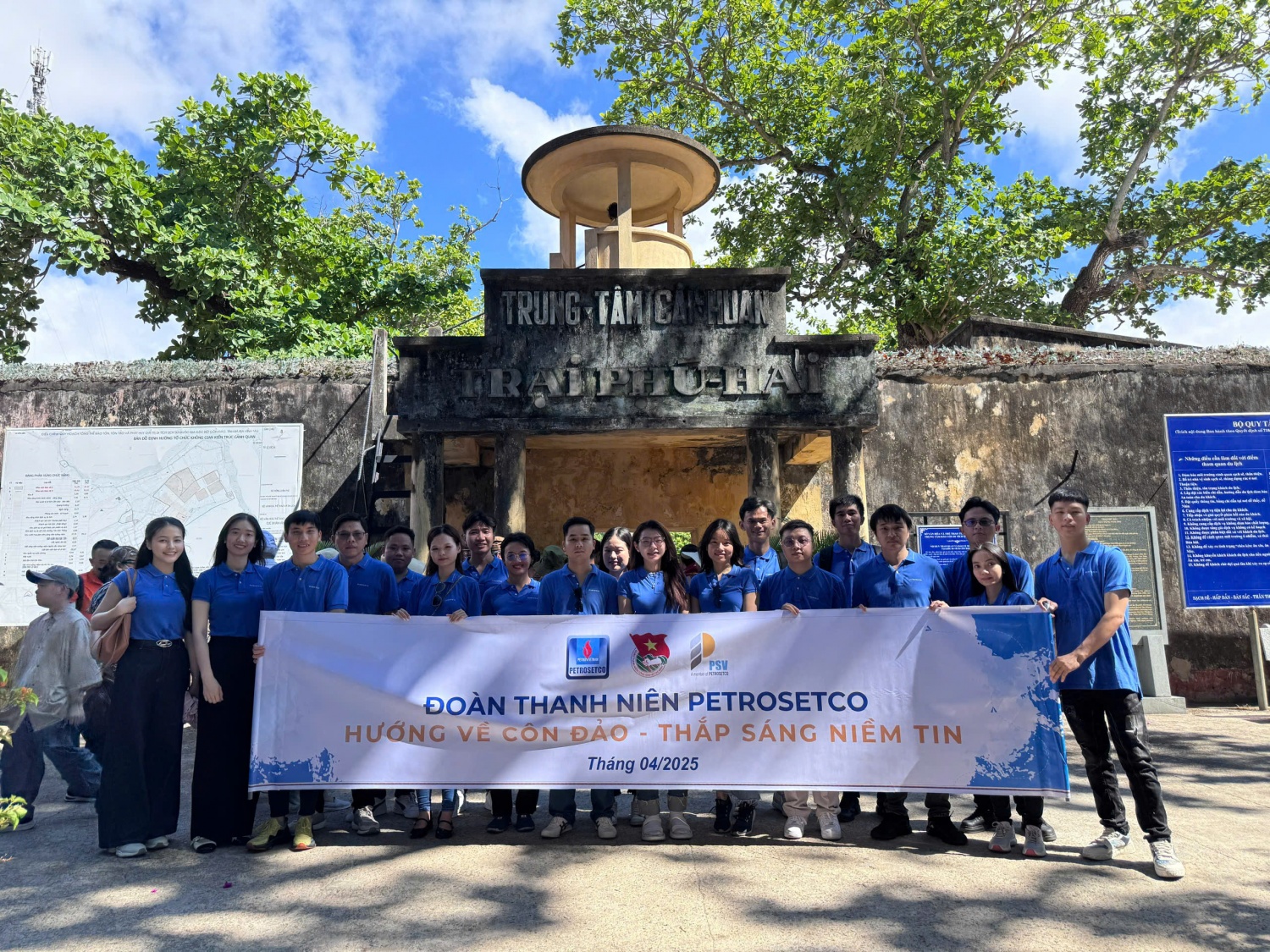 Tuổi trẻ PETROSETCO và hành trình về nguồn tại Côn Đảo: Tri ân quá khứ - Bồi đắp tương lai