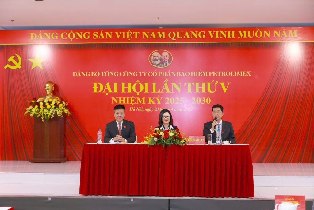 Đại hội lần thứ V nhiệm kỳ 2025 – 2030 của Đảng Bộ Tổng Công ty CP Bảo hiểm Petrolimex thành công rực rỡ
