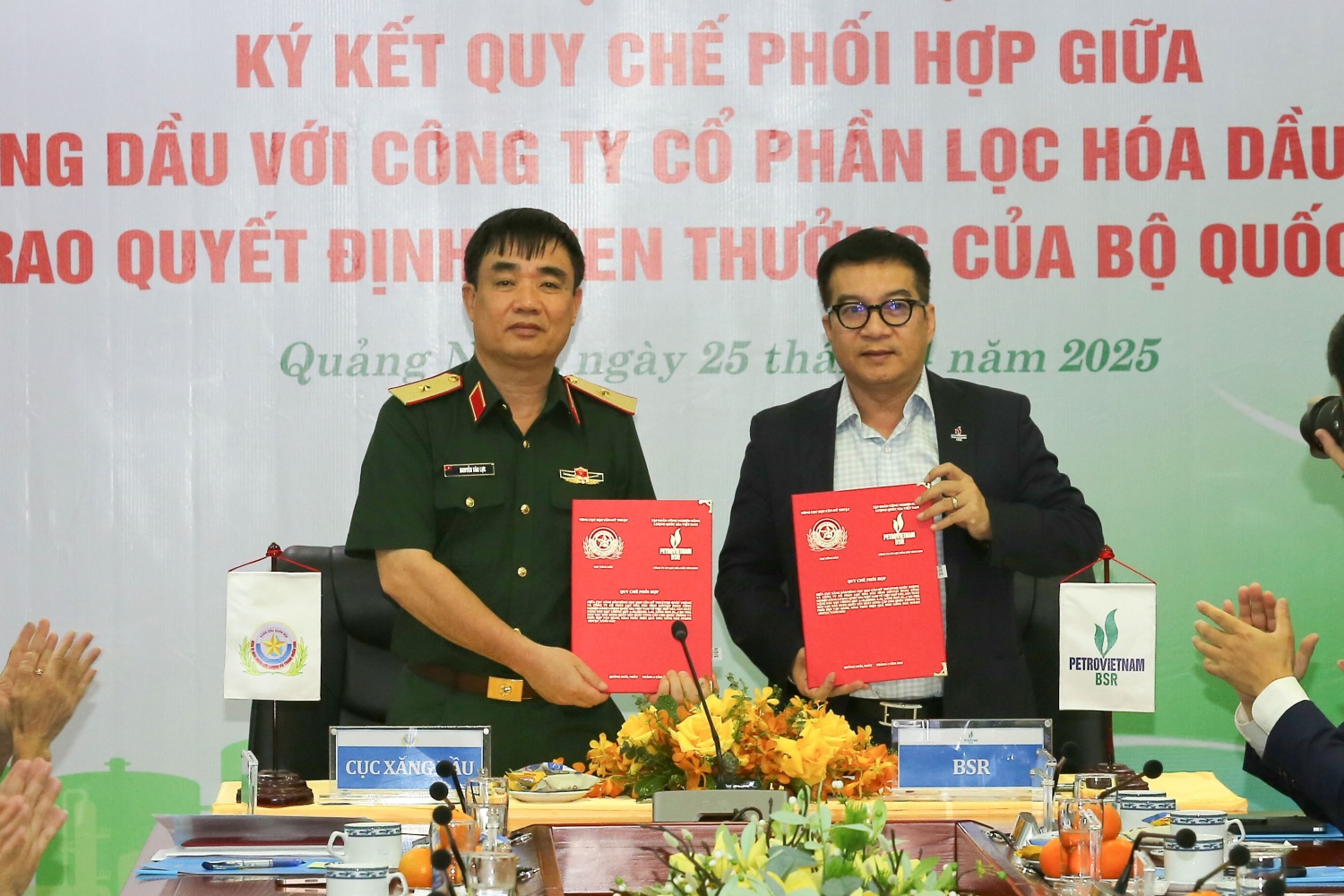 Đại diện Cục Xăng dầu và BSR ký kết quy chế phối hợp trong giai đoạn 2025 - 2030.