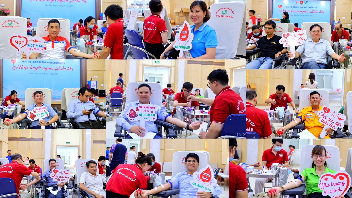 ch cực tham gia ngày hội nhân ái “Nhiệt huyết Người Dầu khí”