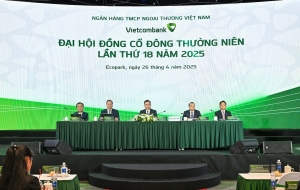 ĐHĐCĐ Vietcombank 2025: Thông qua kế hoạch phát hành hơn 543 triệu cổ phiếu riêng lẻ, bầu bổ sung thành viên HĐQT, Ban Kiểm soát