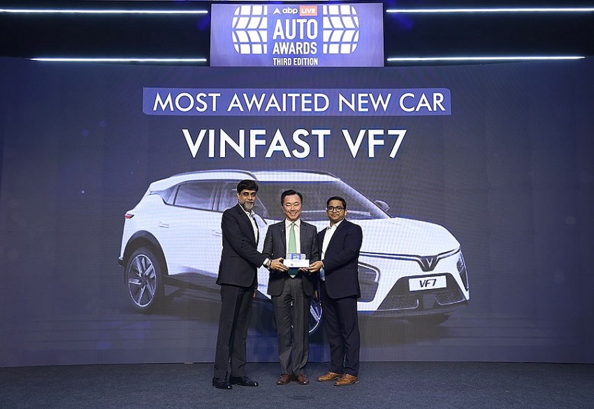 VinFast VF 7 được vinh danh là “Mẫu xe mới được mong chờ nhất” tại Ấn Độ