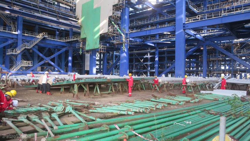 Khởi động lắp đặt lò hơi Nhà máy Nhiệt điện Long Phú 1