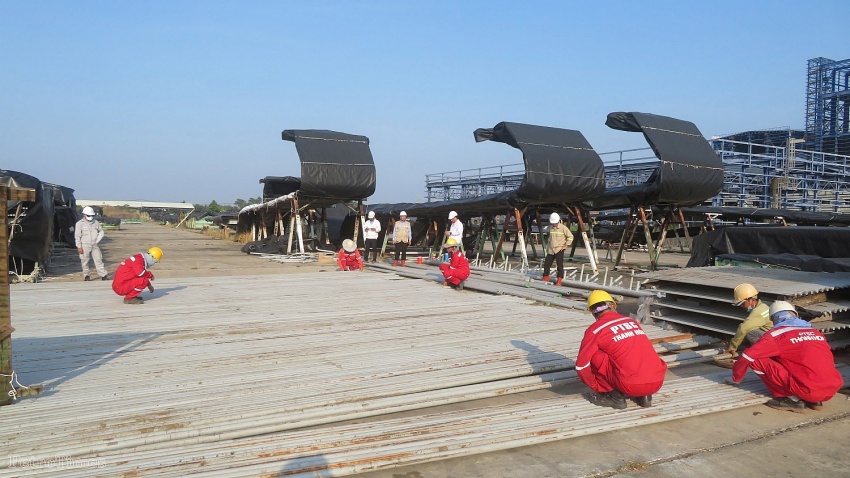 Khởi động lắp đặt lò hơi Nhà máy Nhiệt điện Long Phú 1