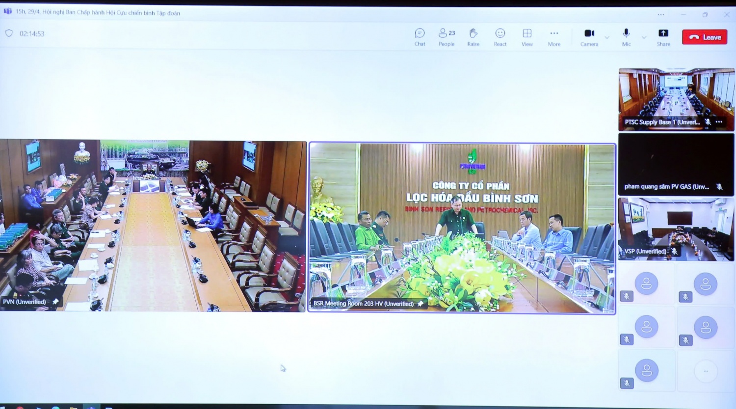 Hội CCB Petrovietnam tổ chức Hội nghị Ban Chấp hành quý I/2025