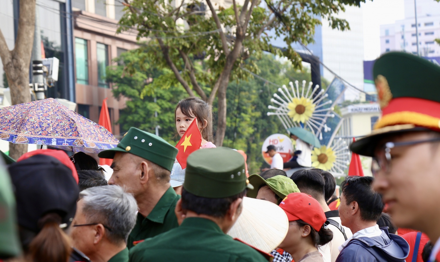 [Chùm ảnh] Người dân náo nức tham dự Đại lễ 30/4