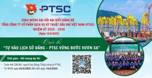 Đoàn Thanh niên PTSC phát động cuộc thi “Tự hào lịch sử Đảng - PTSC vững bước vươn xa”