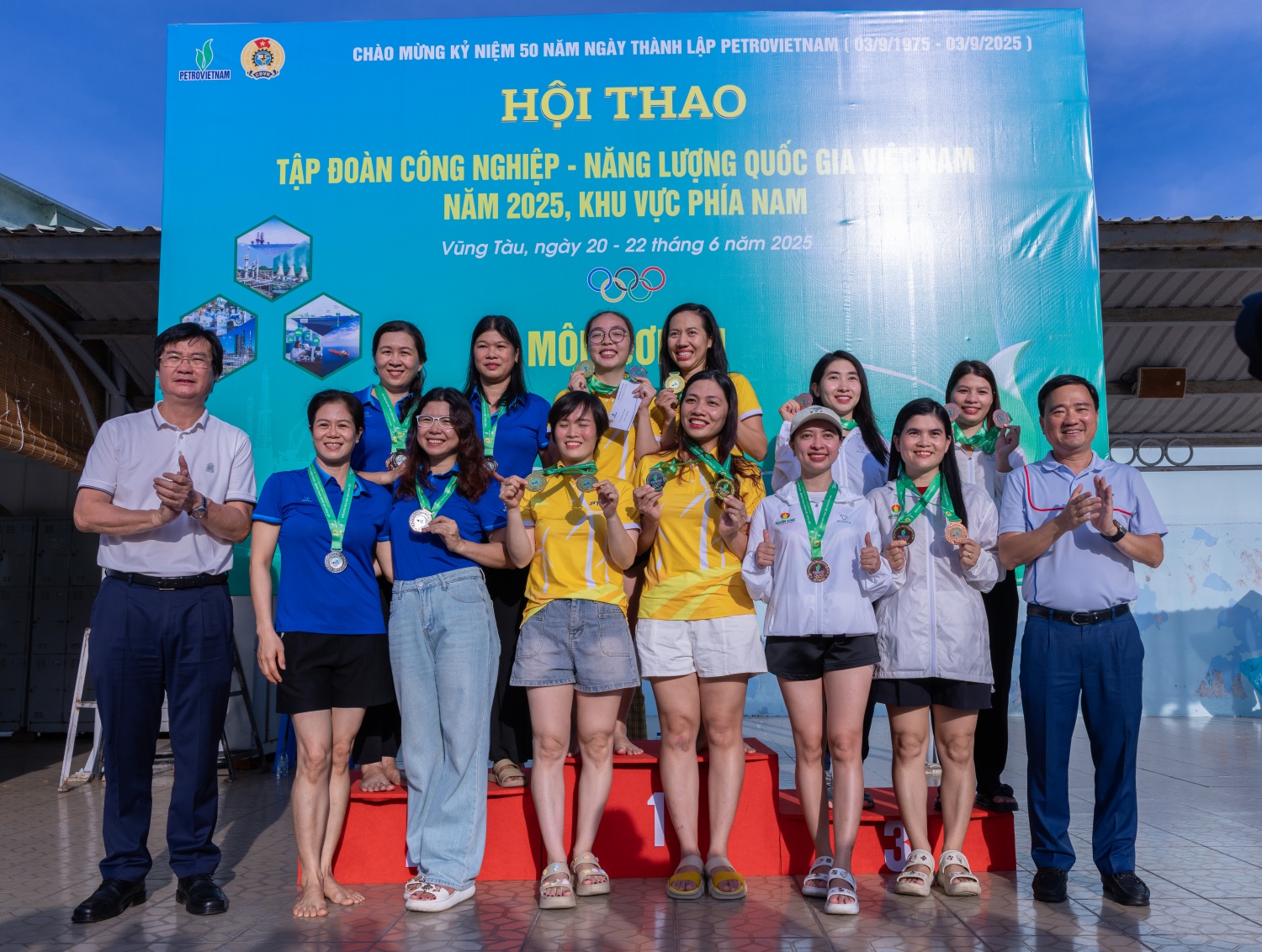 Hội thao Petrovietnam khu vực phía Nam thành công tốt đẹp Hội thao Petrovietnam khu vực phía Nam thành công tốt đẹp