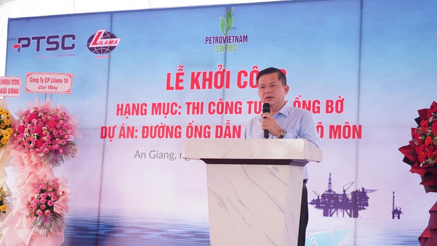 Khởi công hạng mục tuyến ống bờ dự án Đường ống dẫn khí Lô B - Ô Môn Khởi công hạng mục tuyến ống bờ dự án Đường ống dẫn khí Lô B - Ô Môn