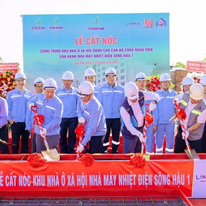 PVPMB đẩy nhanh tiến độ dự án nhà ở xã hội dành cho CBNV NMNĐ Sông Hậu 1