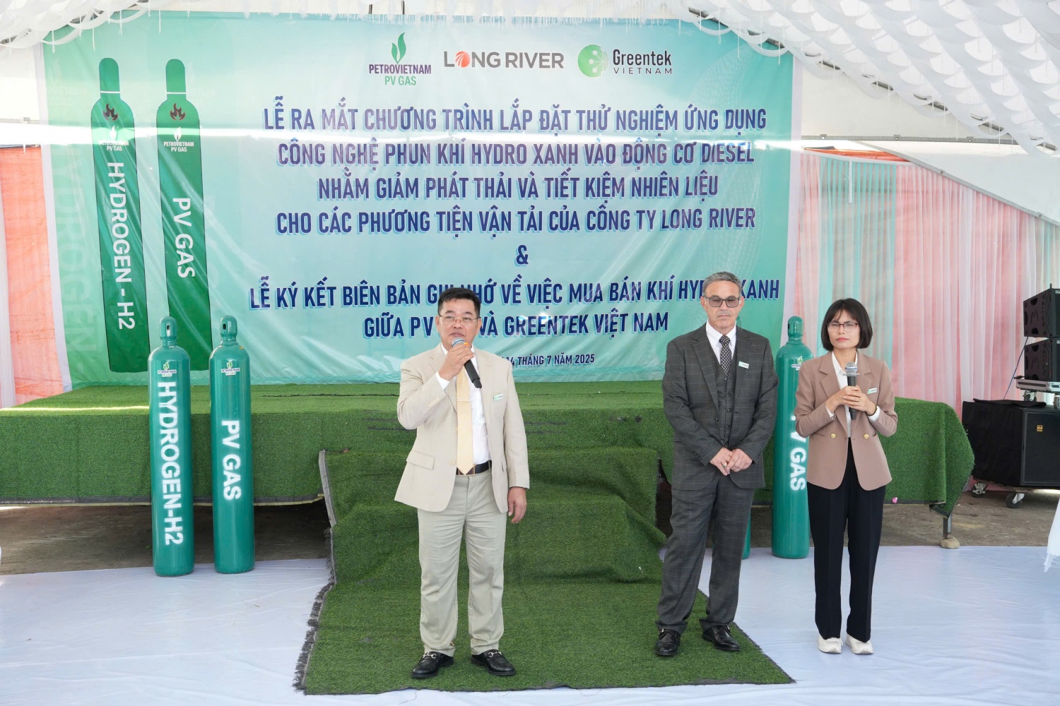 Lần đầu tiên công nghệ phun khí hydro xanh vào động cơ diesel ứng dụng thành công trong thực tế tại Việt Nam