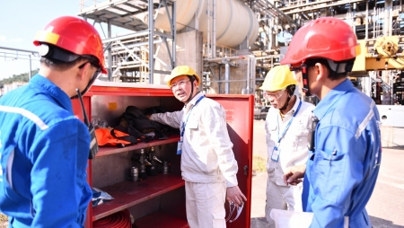 NMLD Dung Quất được đảm bảo an toàn tuyệt đối, hoạt động hiệu quả, đạt hơn 52 triệu giờ công an toàn