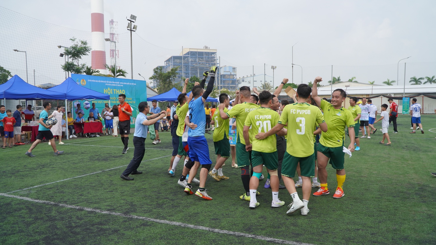 Sôi nổi Hội thao công nhân lao động Petrovietnam khu vực NMNĐ Thái Bình 2 năm 2025