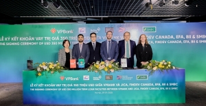 Tổ chức Đầu tư Quốc tế Anh cho VPBank vay 50 triệu USD hỗ trợ chuyển đổi năng lượng xanh