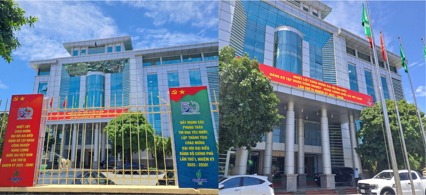 Không khí tưng bừng chào mừng Đại hội Đảng bộ Tập đoàn Công nghiệp - Năng lượng Quốc gia Việt Nam lần thứ IV, nhiệm kỳ 2025-2030