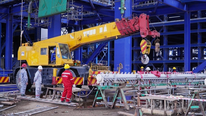 Không khí lao động sôi nổi trên công trường Nhà máy Nhiệt điện (NMNĐ) Long Phú 1 Không khí lao động sôi nổi trên công trường Nhà máy Nhiệt điện (NMNĐ) Long Phú 1