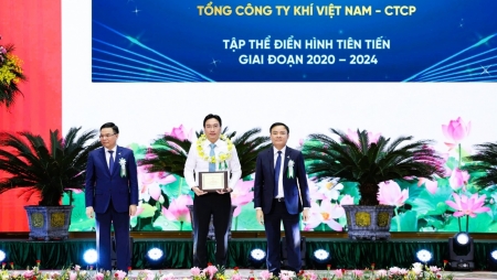 PV GAS nhận vinh danh Điển hình tiên tiến của Tập đoàn Công nghiệp - Năng lượng Quốc gia Việt Nam