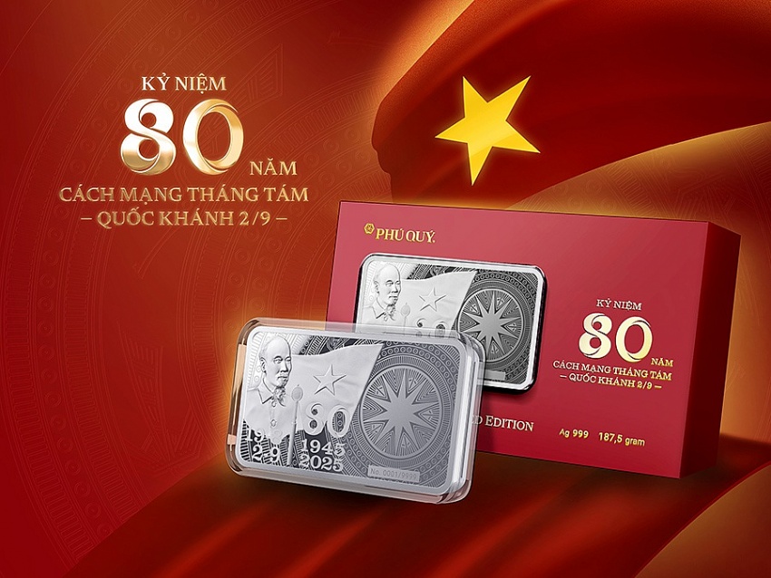 9.999 thỏi bạc kỷ niệm 80 năm Quốc khánh 2/9 của Phú Quý được bán hết trong 8 giờ