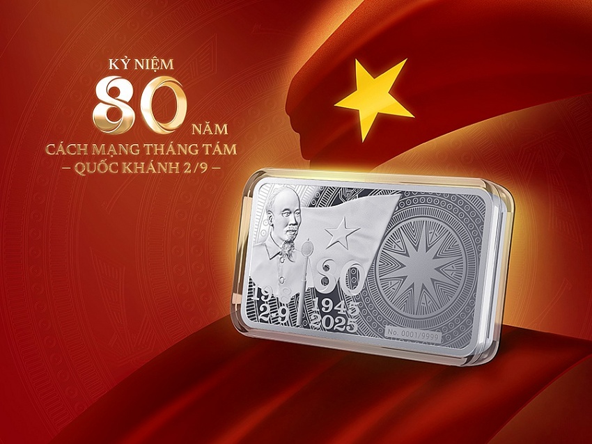 9.999 thỏi bạc kỷ niệm 80 năm Quốc khánh 2/9 của Phú Quý được bán hết trong 8 giờ