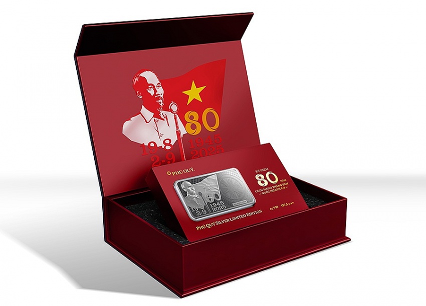 9.999 thỏi bạc kỷ niệm 80 năm Quốc khánh 2/9 của Phú Quý được bán hết trong 8 giờ