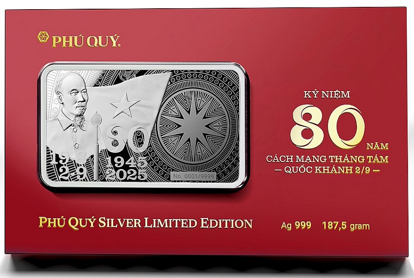 9.999 thỏi bạc kỷ niệm 80 năm Quốc khánh 2/9 của Phú Quý được bán hết trong 8 giờ