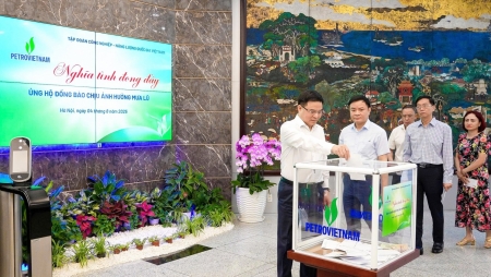 [VIDEO] Petrovietnam chung tay hướng về đồng bào vùng lũ