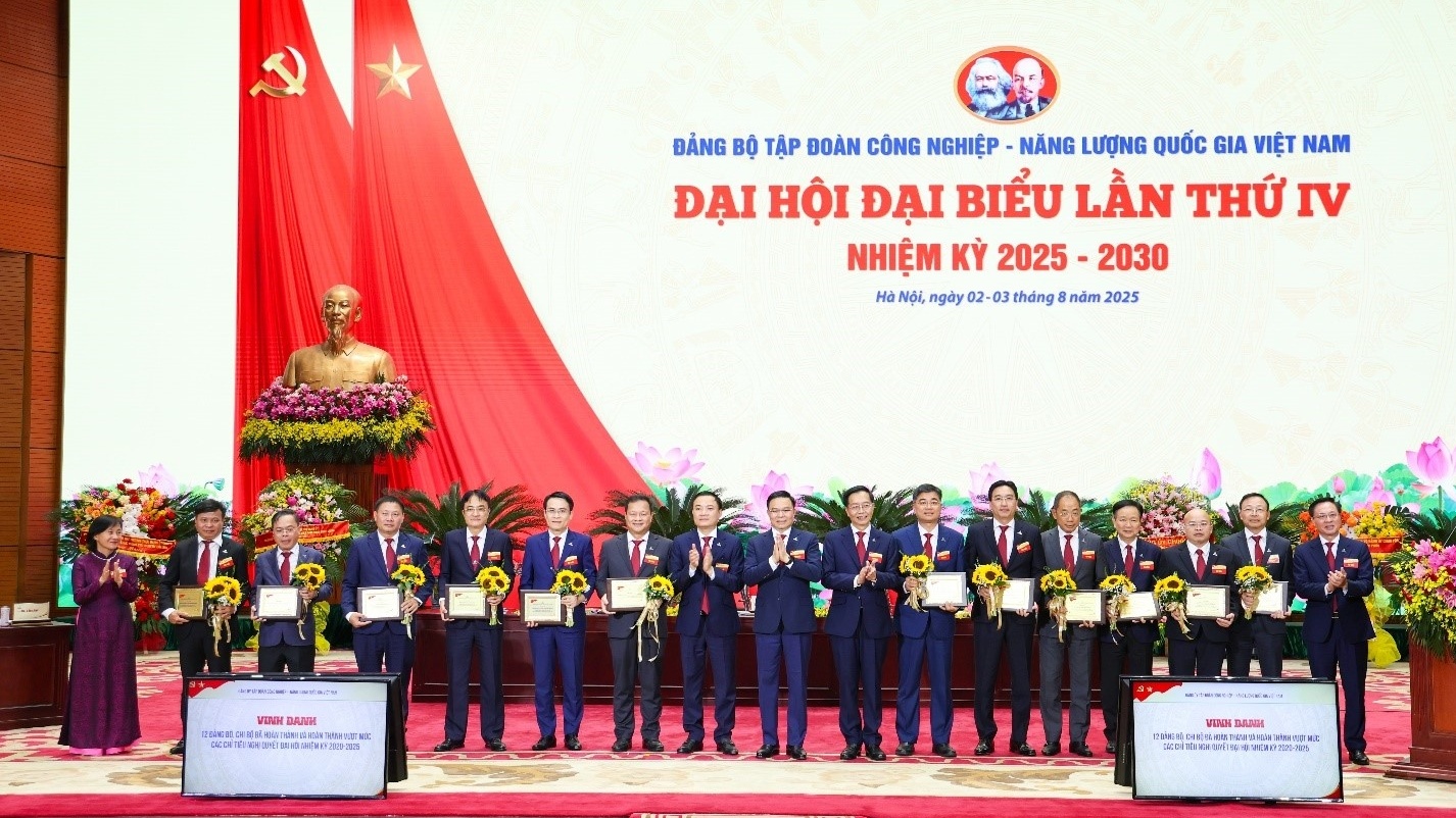 Đảng bộ Vietsovpetro được vinh danh tại Đại hội đại biểu Đảng bộ Petrovietnam lần thứ IV, nhiệm kỳ 2025-2030