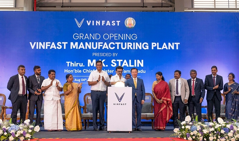 VinFast khánh thành nhà máy lắp ráp ô tô điện tại Tamil Nadu, Ấn Độ